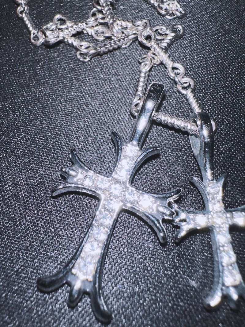 TTSTUDIO(ティーティースタジオ)の「Silver crom neckless(Accessories)」