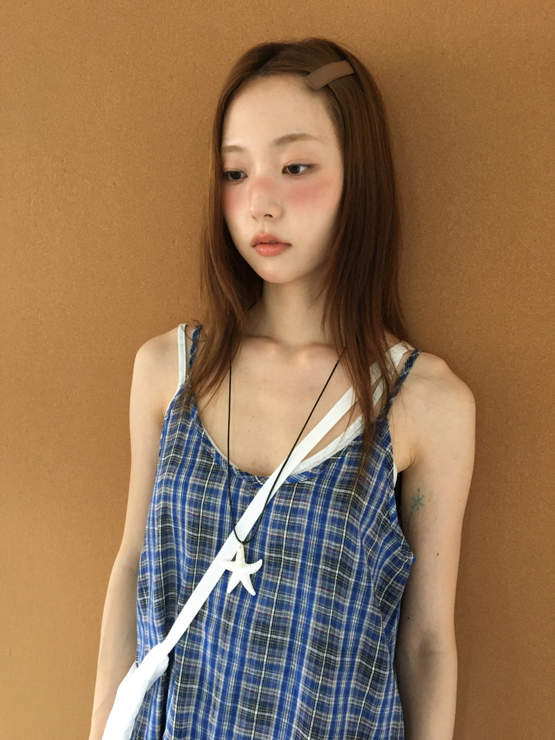 Tartan frill check dress (2color)
