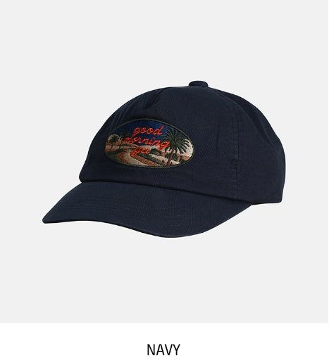 Palm Tree Embroidered Patch Ball Cap