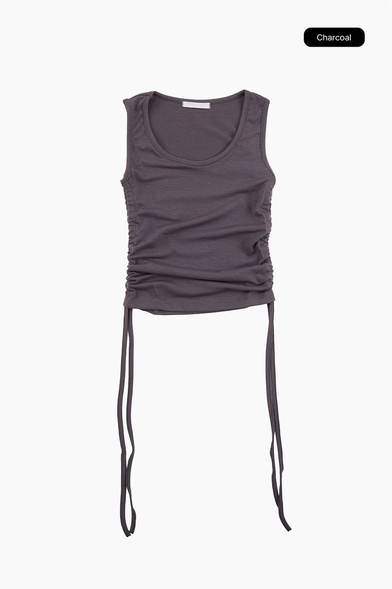 Lumi side shirring sleeveless