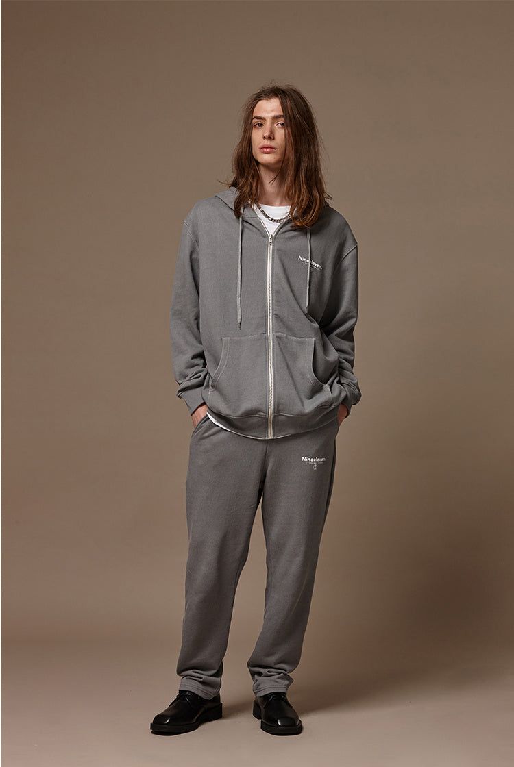 Pigment washed training pants