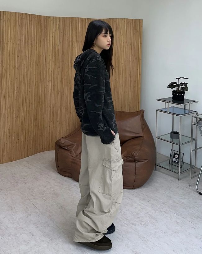 Luca Curved Cargo Pants