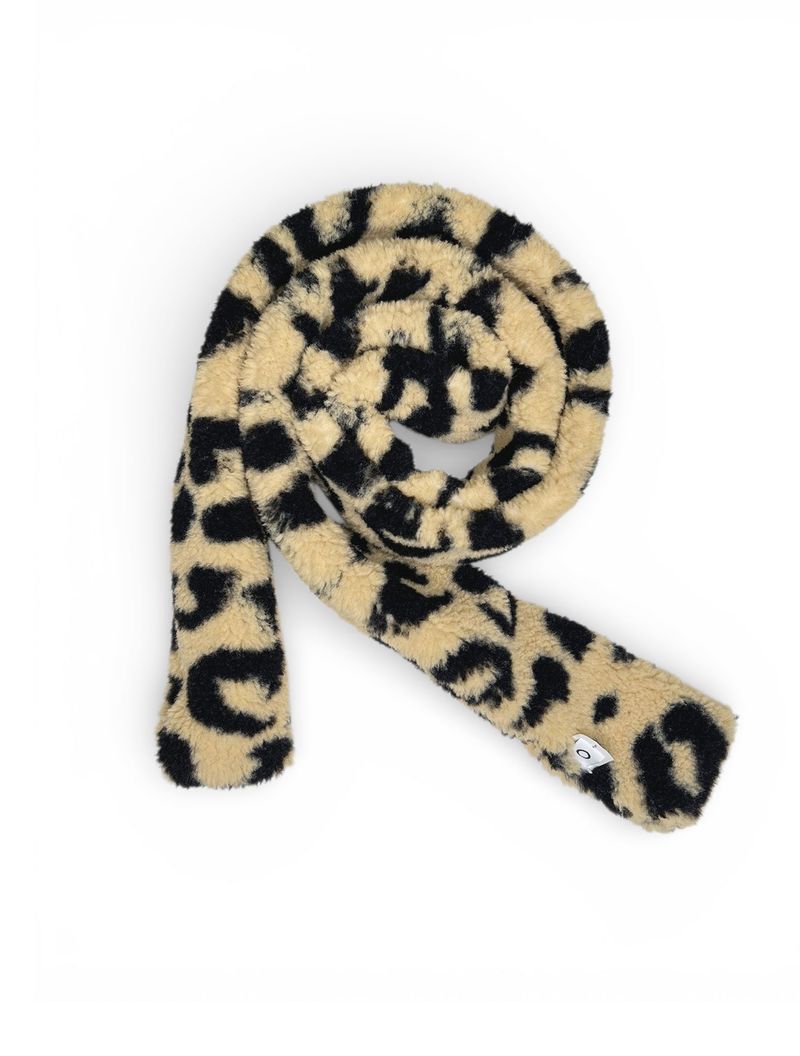 O Logo Safari Muffler / Beige Black