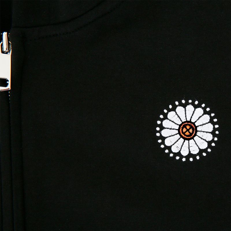 FIOR DA FULL-ZIPUP HOODIE BLACK [MAN]