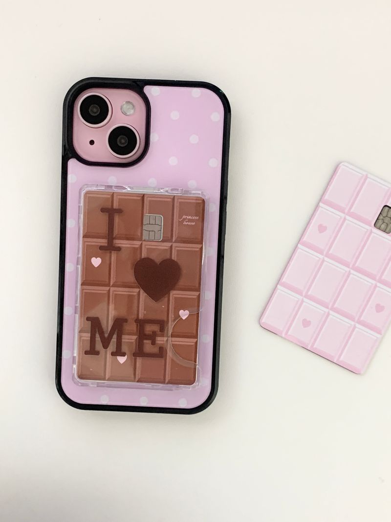 I love me card sticker (2pcs set)