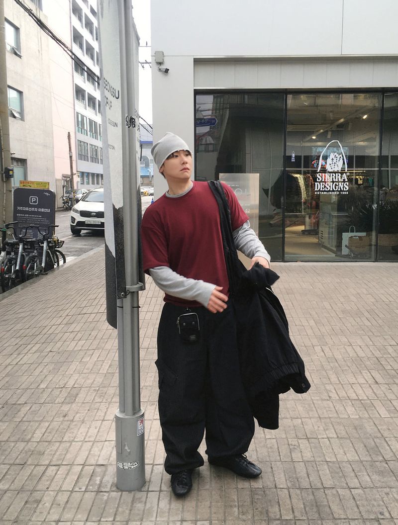 No.1608 S layered T (3color)