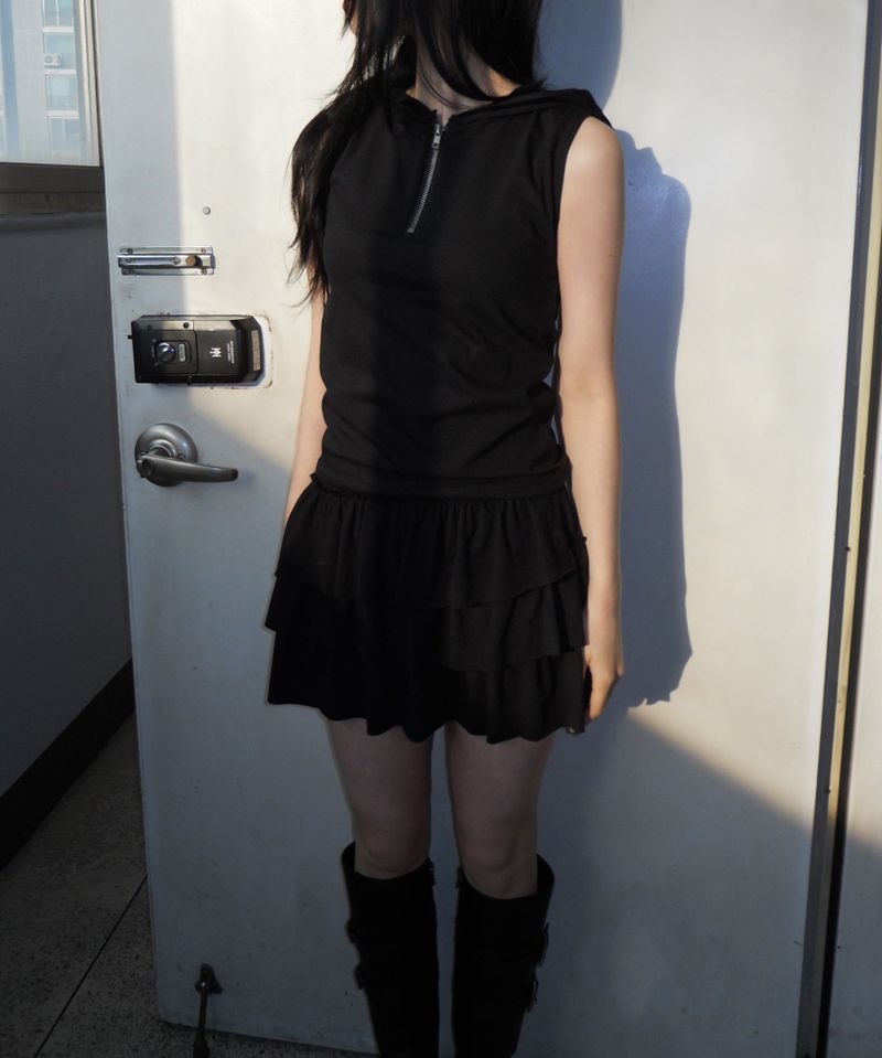 peony frill skirt