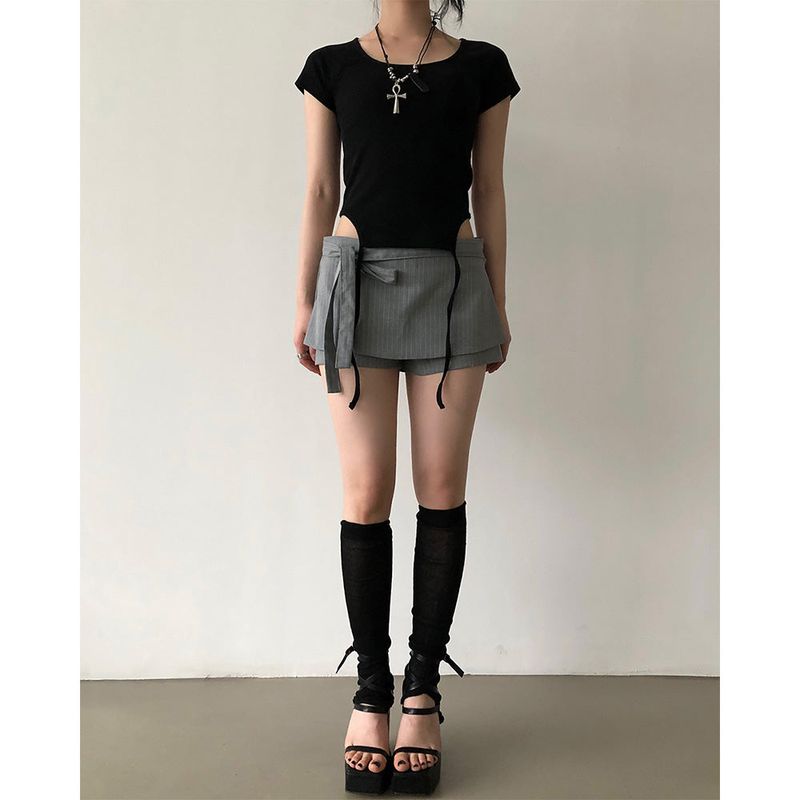 DEEP SWAY（ディープ スウェイ）の「Stripe Strap Skirt（Skirts）」