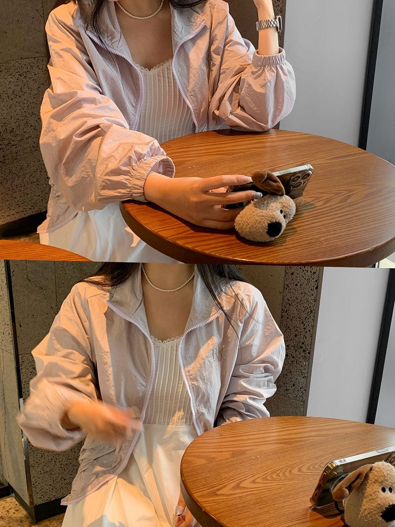 [Bellide made] Two-Way Anorak Windbreaker