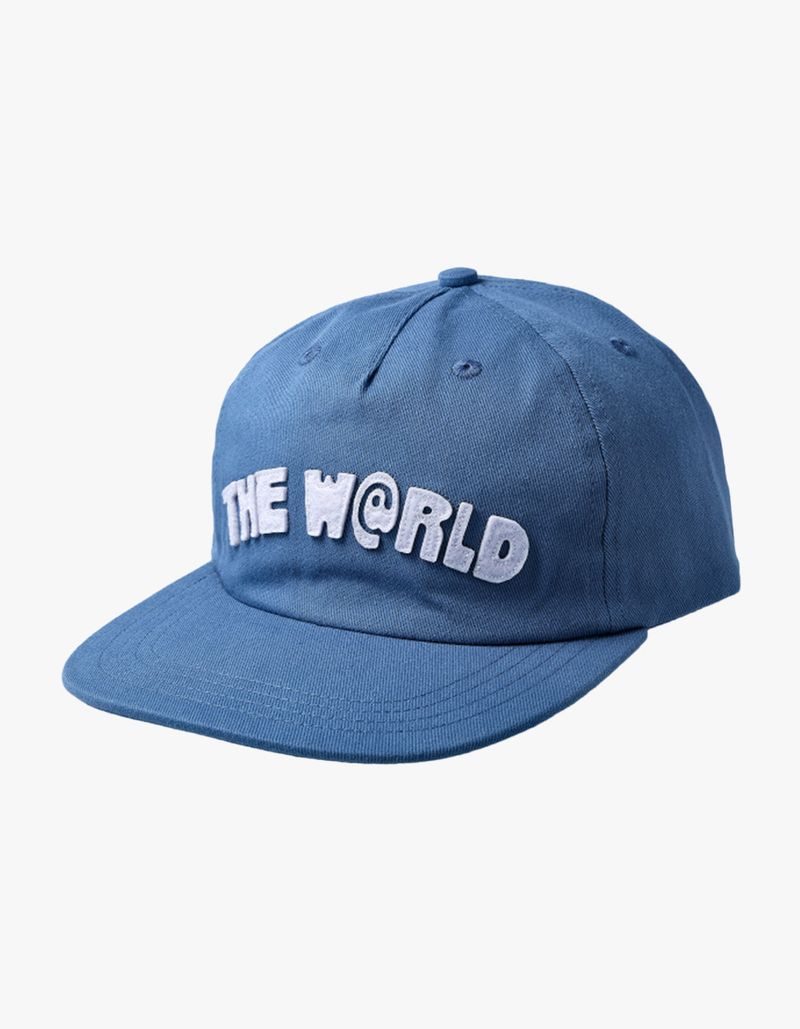 thewarld（ザワールド）の「5パネルフェルトキャップ ブルー（帽子）」