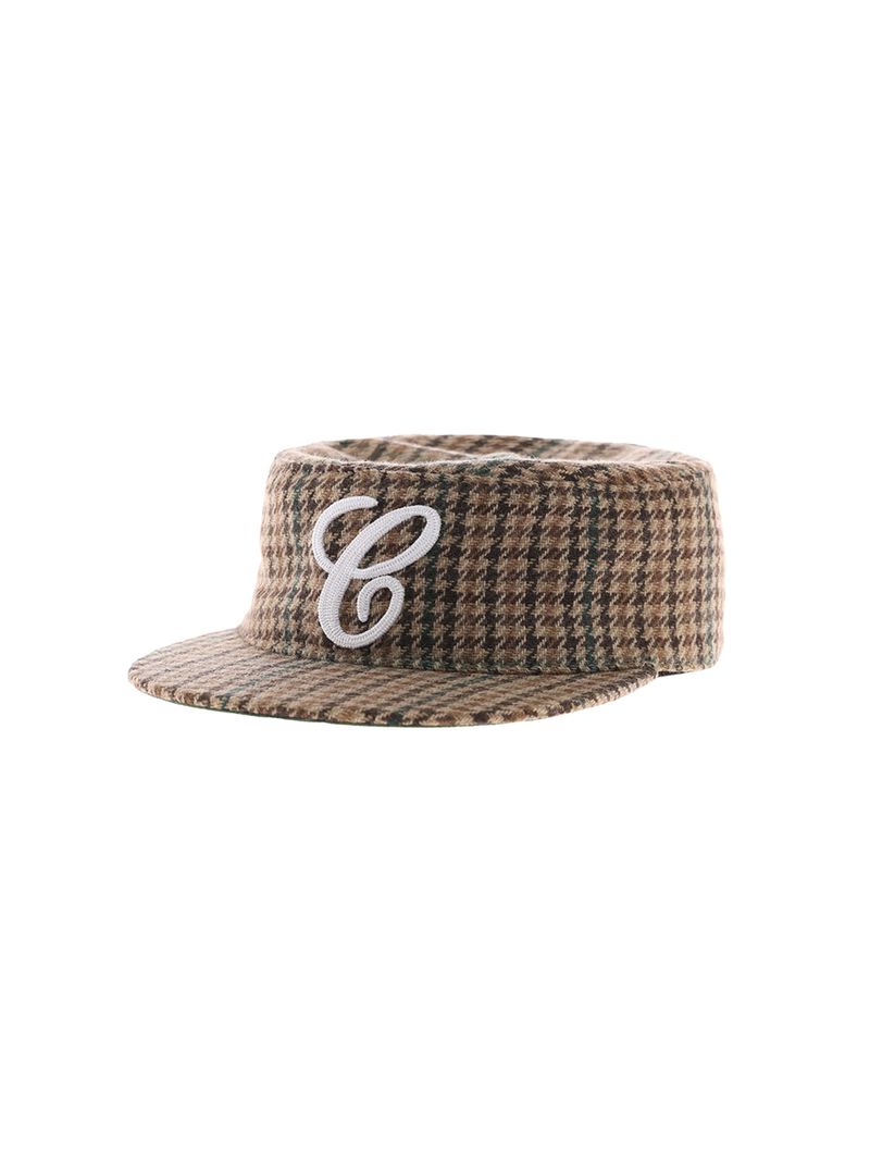 6CRAYON(シックスクレヨン)の「6CRAYON Houndstooth Flat Top Casual Baseball Cap(Hats)」