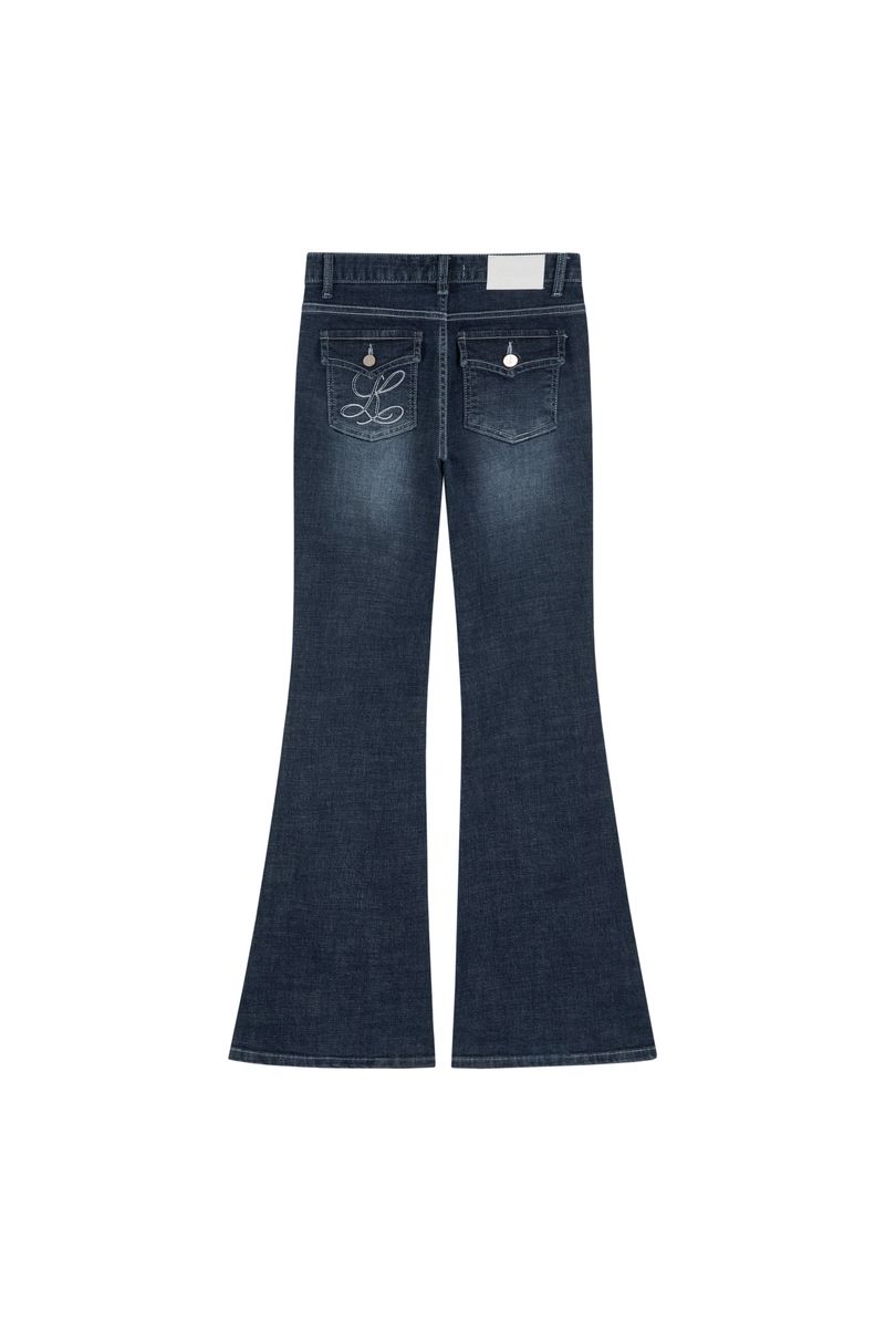 Tiffany bootcut jeans, Deep blue