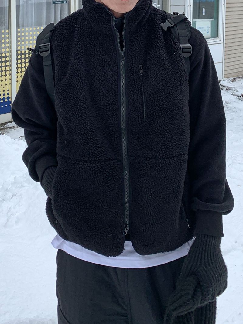 Cozy padded backpack