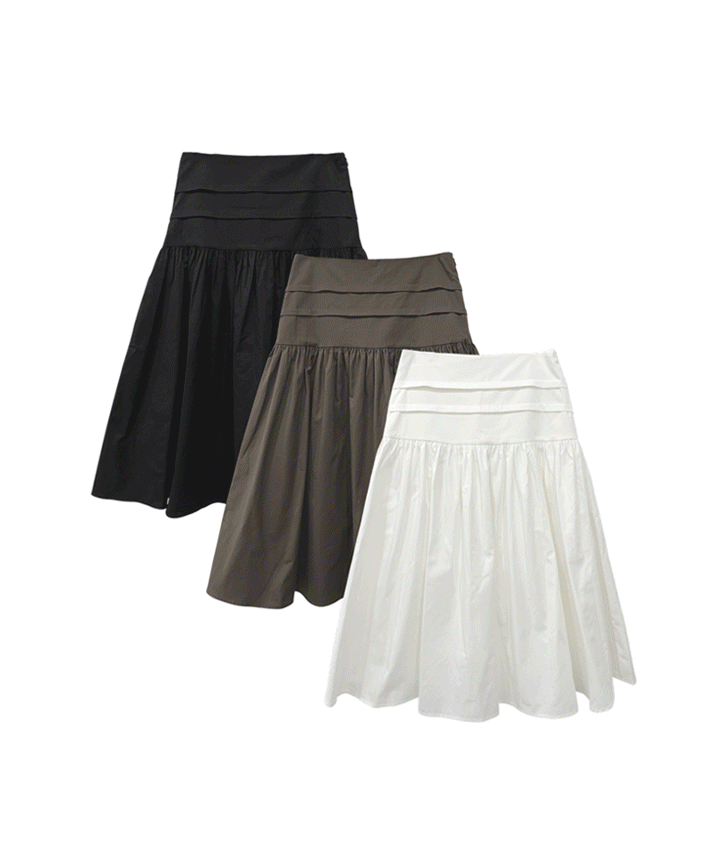 Margo Balloon A-line Long Skirt 3C