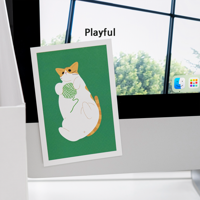 Poundcat Post card