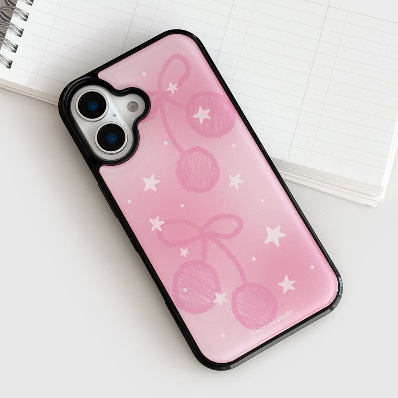 [Epoxy] Cherry boom Phone case (only case)