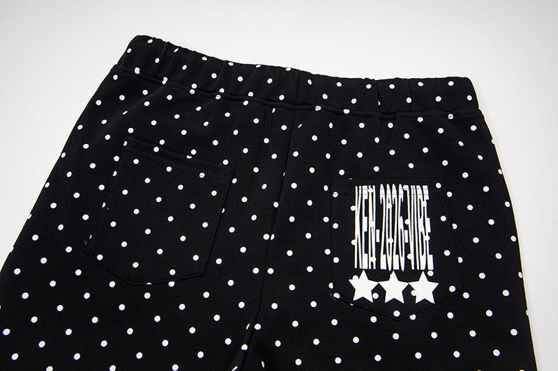 Leto Polka Print Pants