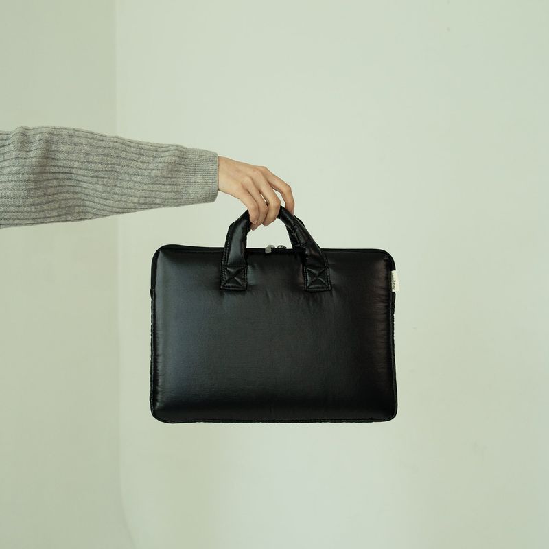 Glazed padding Laptop pouch 16 inch
