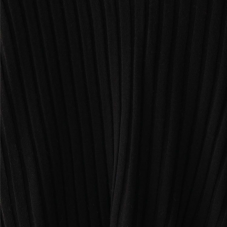 Bluesf merino wool henry neck knitwear - Black