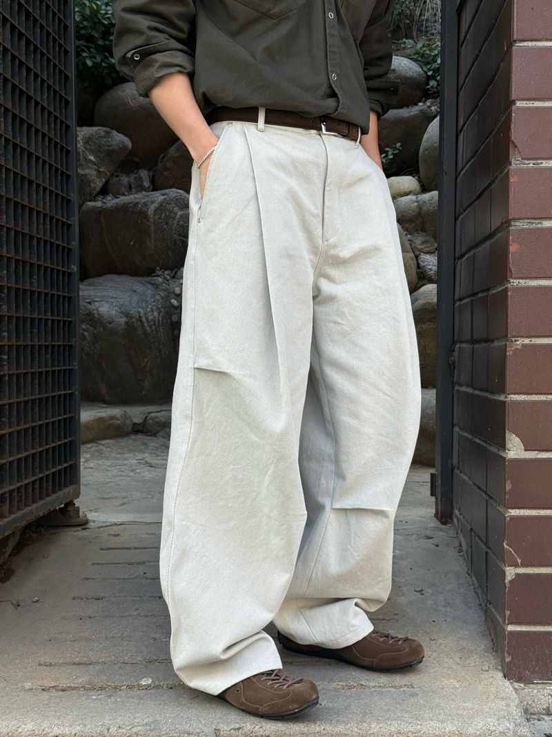 Ber twill cotton pants