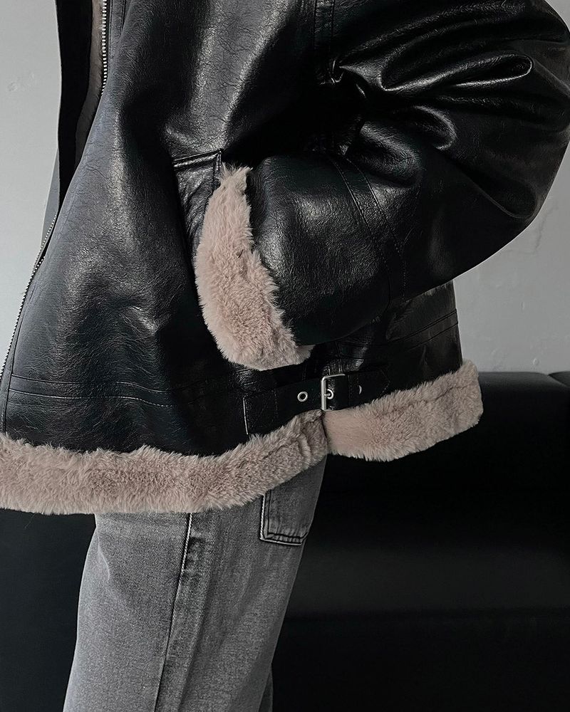 ECT bold Oversized fit suede jacket (3 colors)
