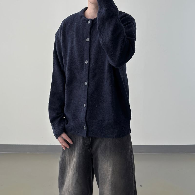 Lunet Wool Round Cardigan
