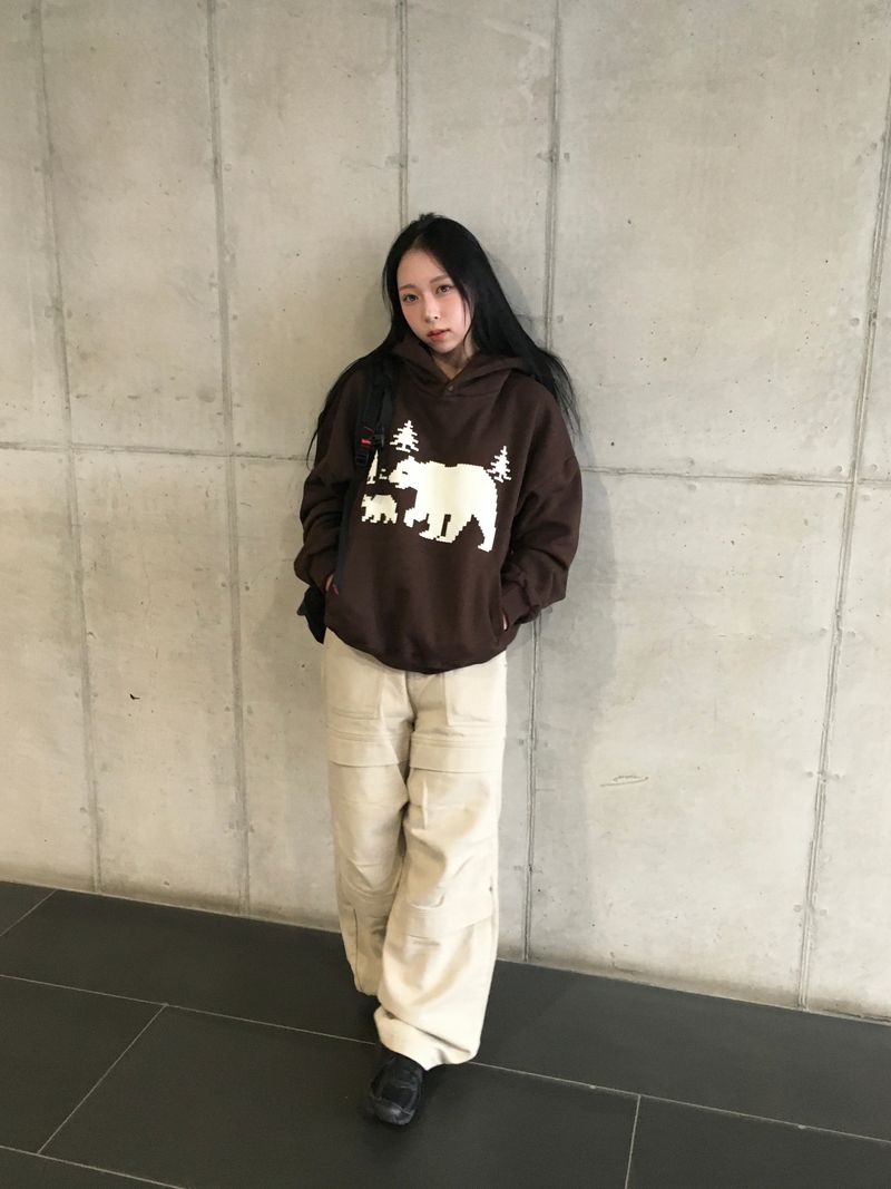 ムーブカットスナップワイドパンツ(3c)