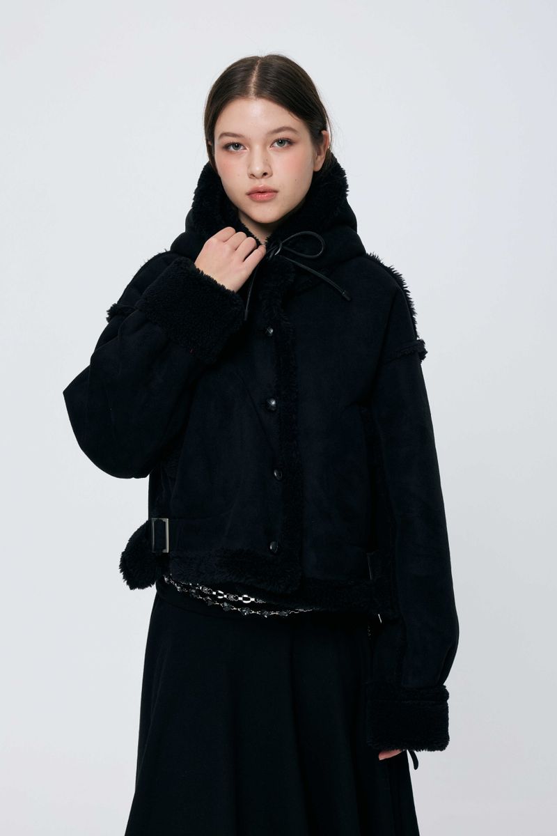 ADORABLE HOOD MUSTANG / BLACK