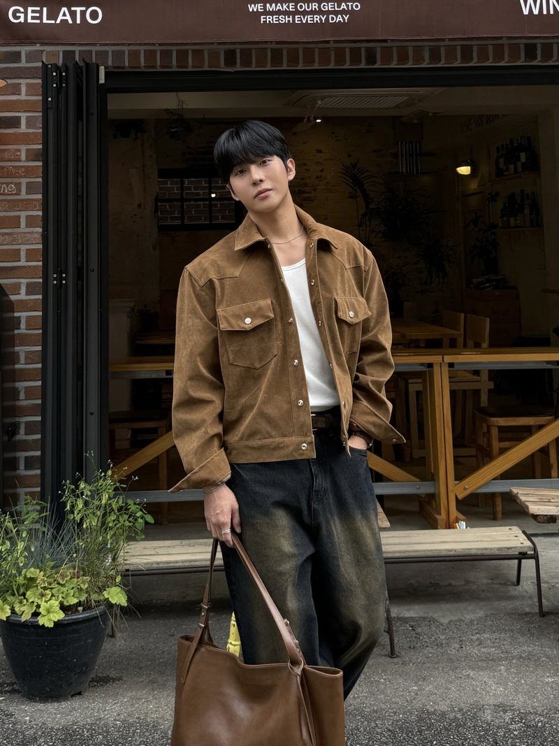 Tony western cropped suede jacket