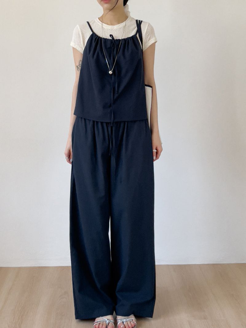 Lily String Cotton Bustier