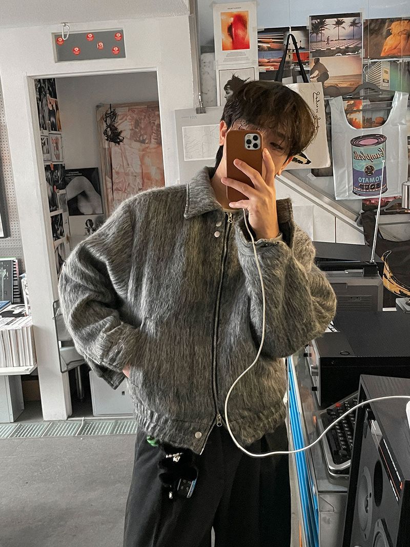 2 Low Wool Shaggy Blouson (2color)