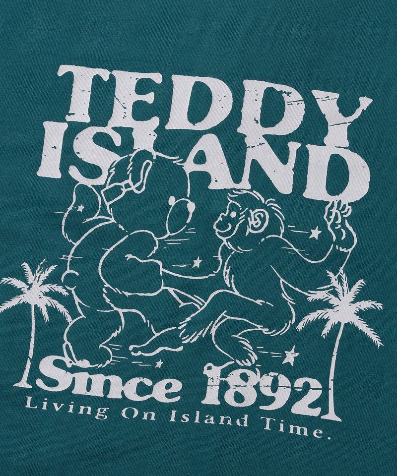 Dancing Monkey Long-Sleeve Blue-Green