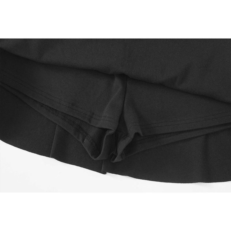 PLIE SKIRT-BLACK
