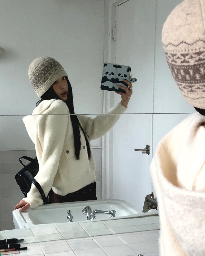 Luyu Pocket Knit Hooded Zip-up