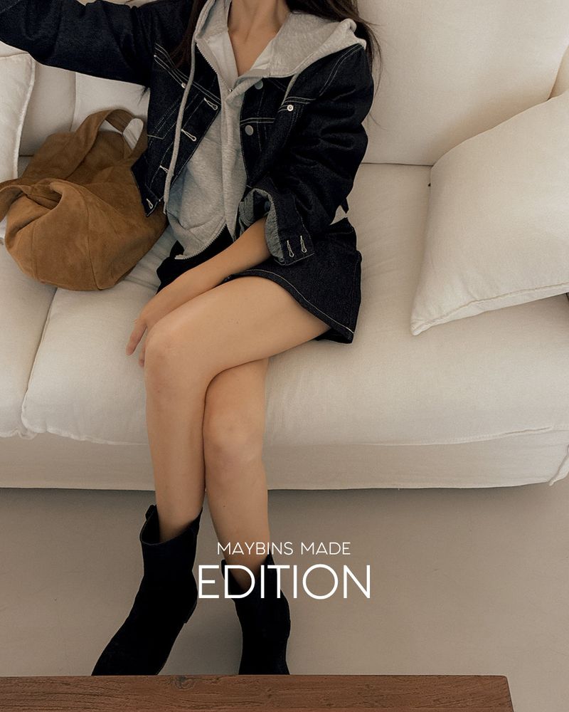 Lee Denim jacket & mini skirt set (including underpants)