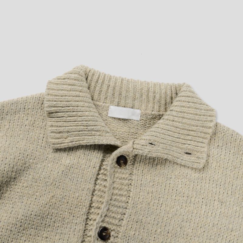 Eden high neck knit cardigan