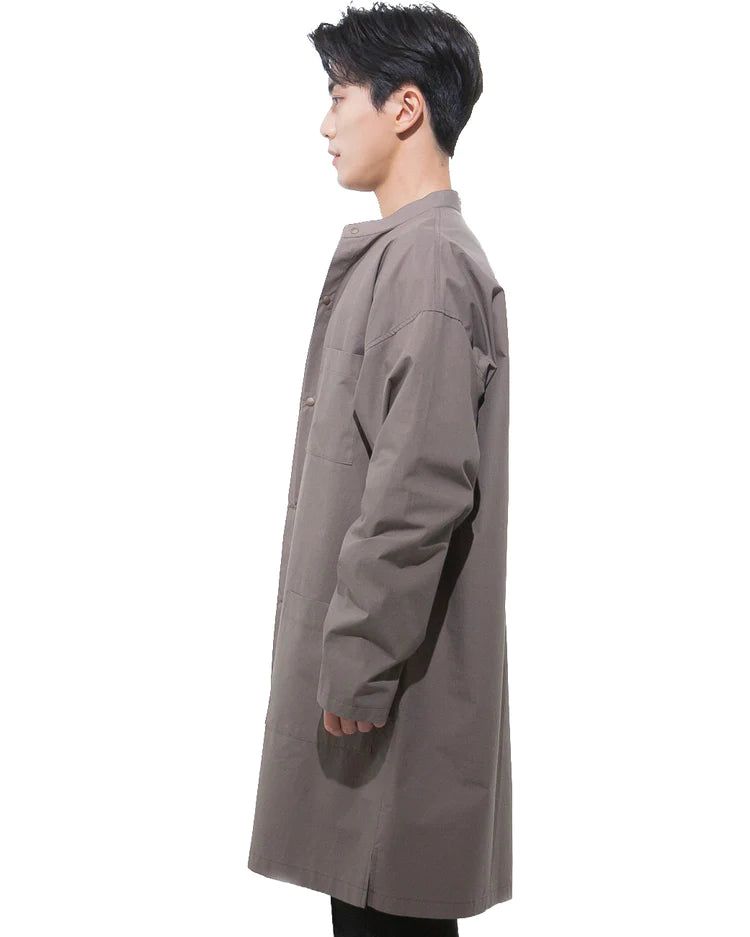 ボックスシャツコート-BEIGE (送料込)- WooStore