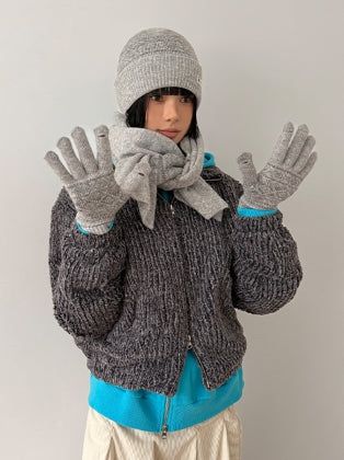 AAKE（アケ）の「[3-PIECE] NORDIC WINTER KNIT SET（Hats）」