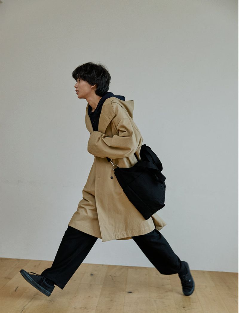 unisex canvas bag black