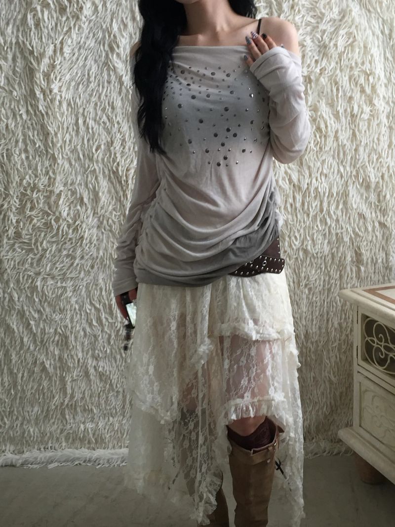 Vintage Stud Drape T
