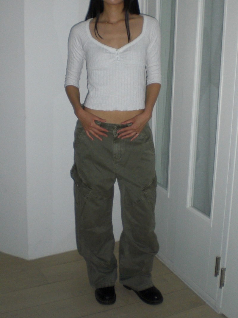 Dyeing cargo pants