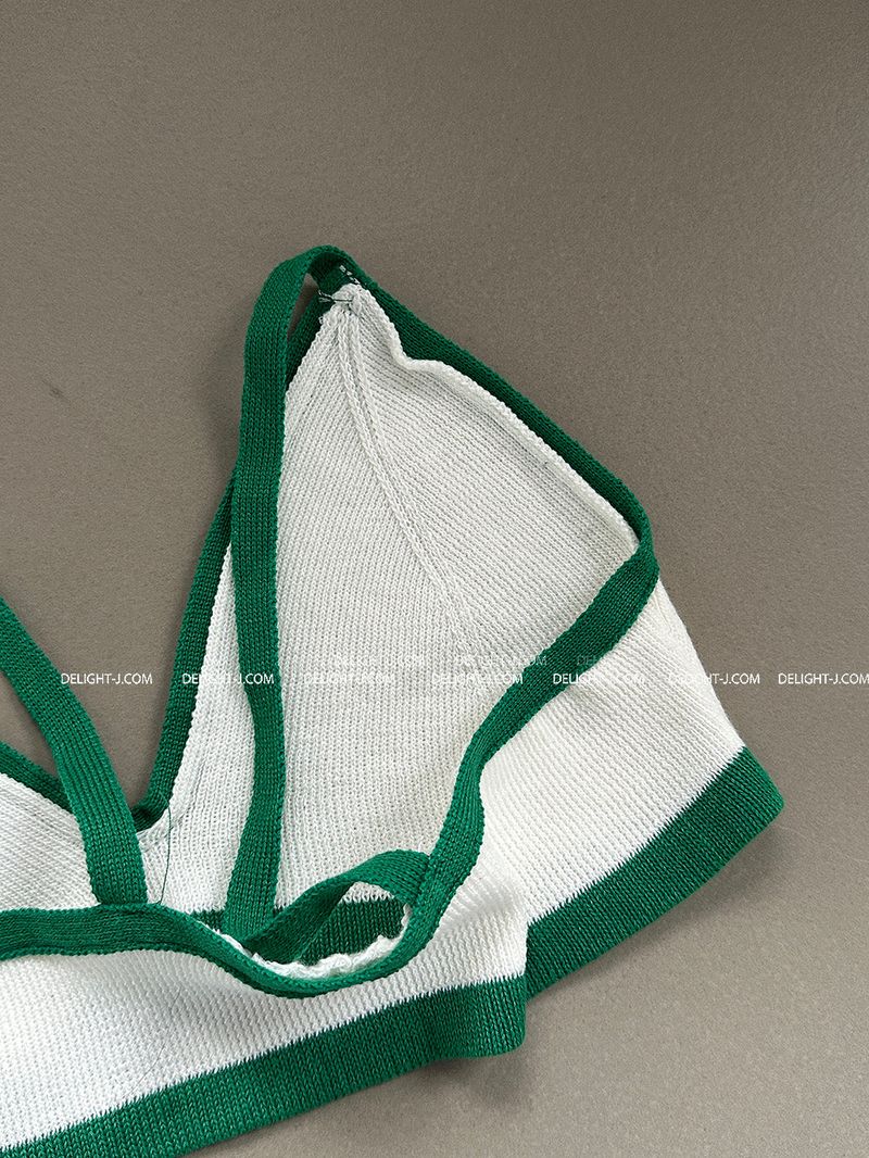 knitwear colored bikini swimwear