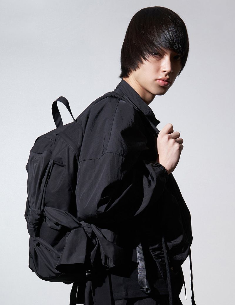 Knotted Backpack (Black)