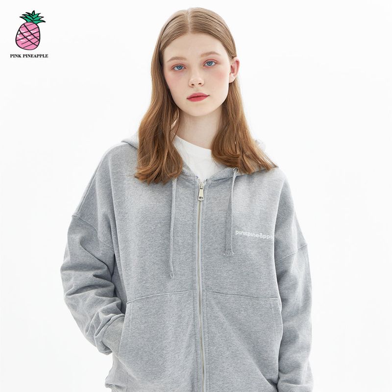 LINE LOGO ZIPUP CARDIGAN (3color)