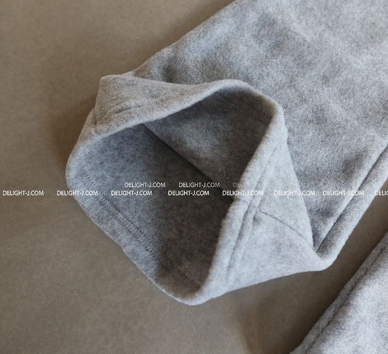 Wool napping slim bootcut leg warmer