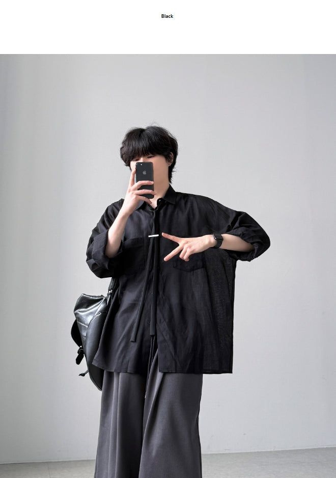 Cairo Linen Loose Shirt