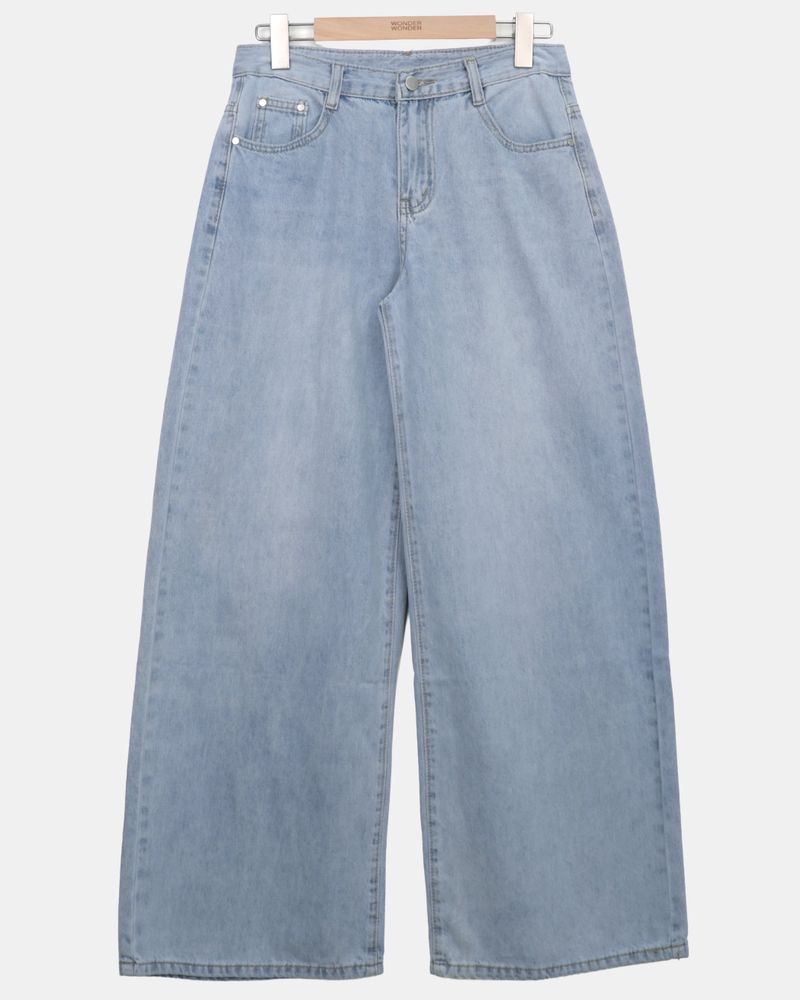 Lumen Low-Rise Wide Denim Pants