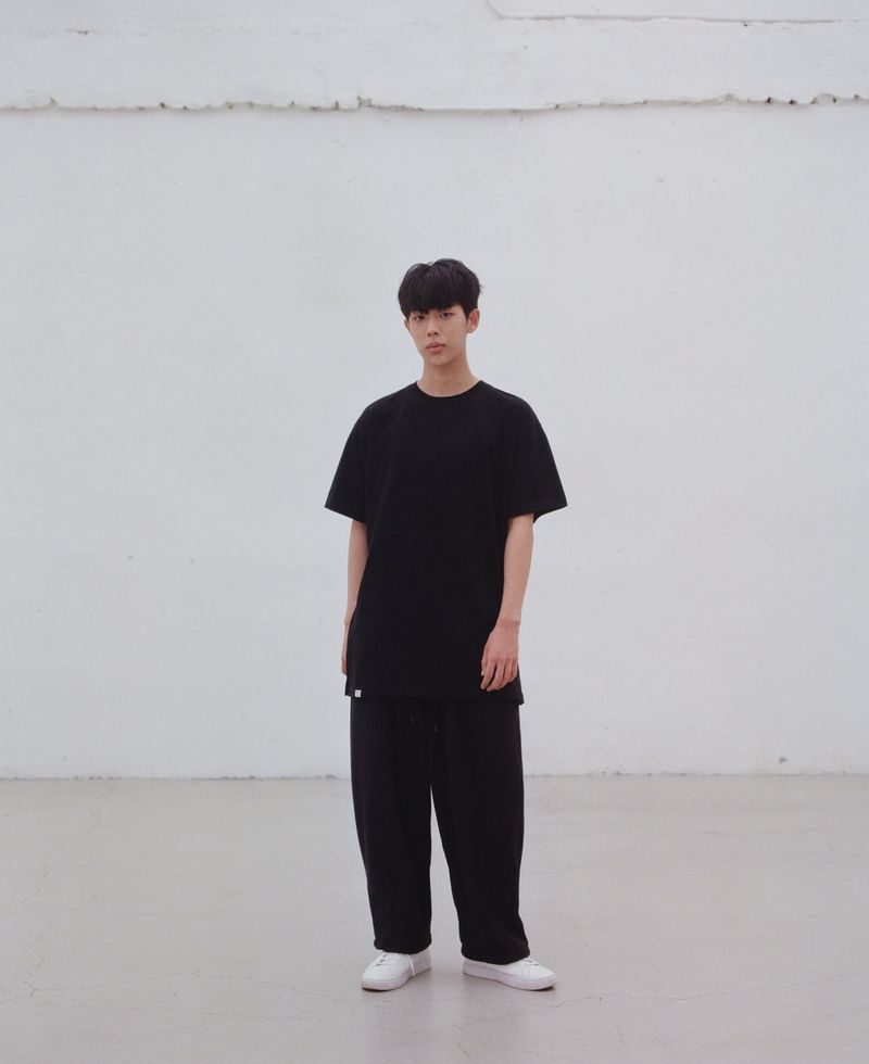 WARM-FLEECE BALLOON PANTS (Black)