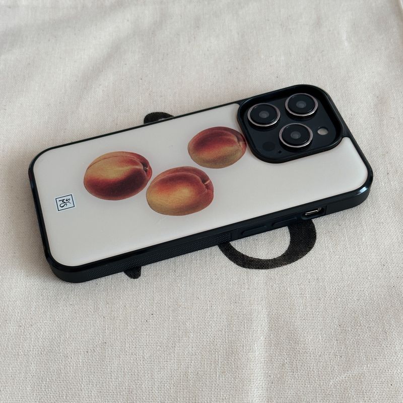 Peach epoxy bumper case