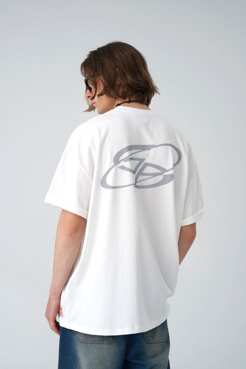 GUBIN（グビン）の「Scotch Point Short-sleeved T-shirt - White（Tops）」